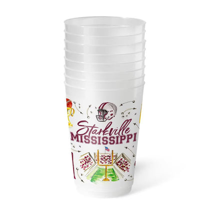 Tailgates in Starkville Frost Flex Cup (8-pack)