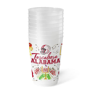 Tailgates in Tuscaloosa Frost Flex Cup (8-pack)