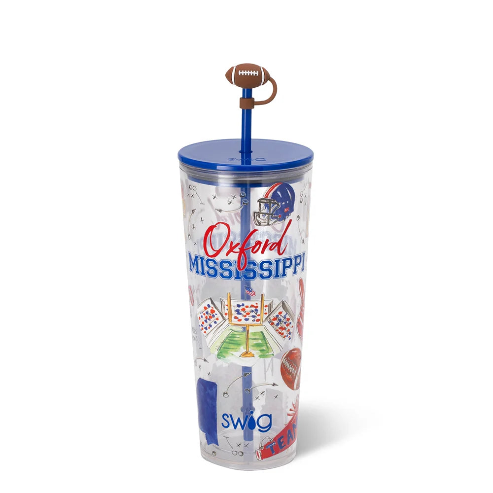 Tailgates in Oxford 24 Oz Plastic Tumbler