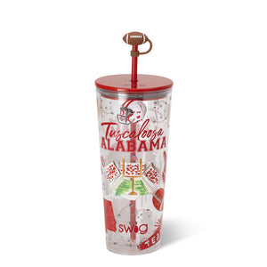 Tailgates in Tuscaloosa 24 Oz Plastic Tumbler