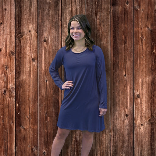 T-shirt Dress in Long Sleeve