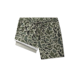 5.5" La Costa Lined Swim Trunk - Camo