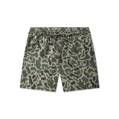 5.5" La Costa Lined Swim Trunk - Camo