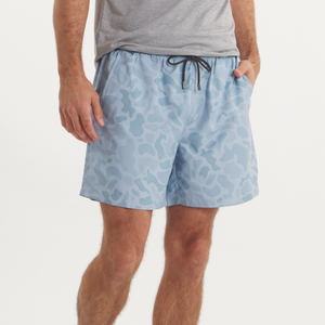 5.5" La Costa Lined Swim Trunk - Camo