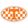 Collegiate Vechicle Magnet - 12" Oval Check T - Univ of Tenn