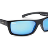 Baja Sunglasses - Cobalt Mirror Lens -Satin Black Frame