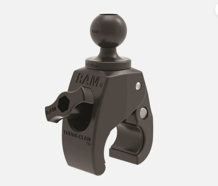 Ram Lg Tough Claw W/1" Ball