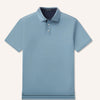 Lisbon Heather Performance Polo - Seafoam