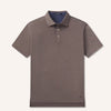Lisbon Heather Performance Polo - Dark Gray