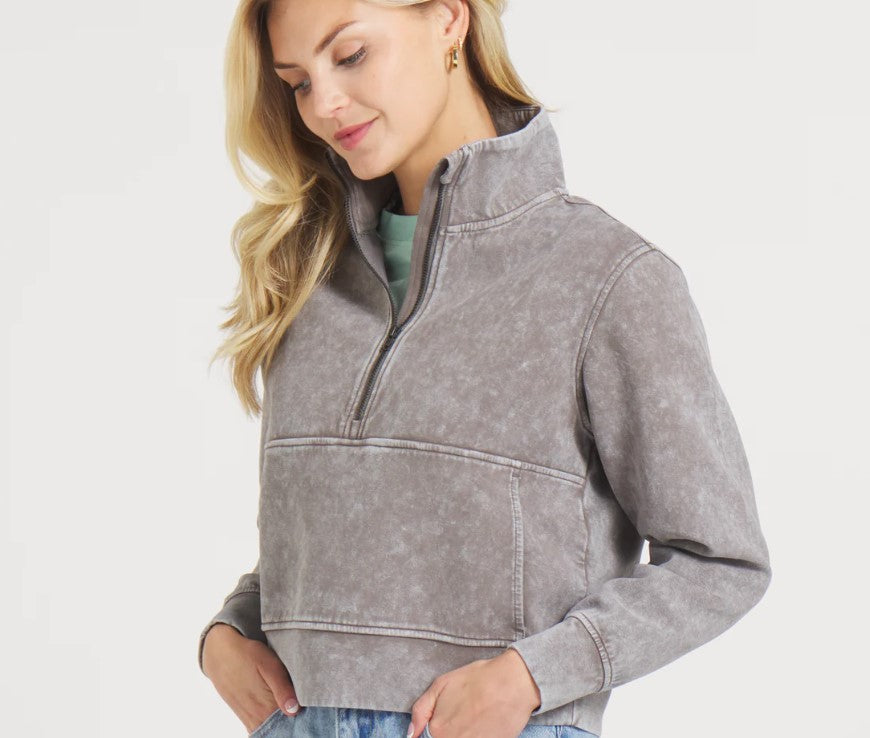 1/2 Zip Active Pullover Seawash