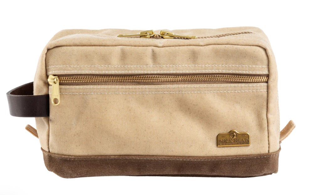 Waxed Canvas Dopp Kit