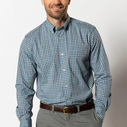 Fallon Plaid Performance Poplin