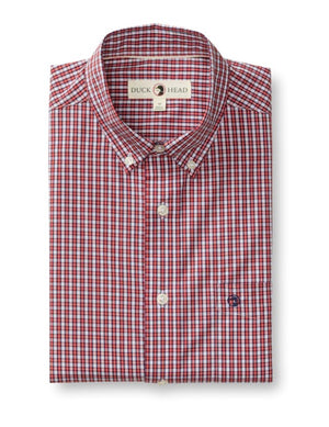 Coker Plaid Performance Poplin