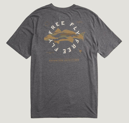 Camo Redfish Pocket Tee
