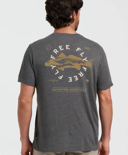 Camo Redfish Pocket Tee