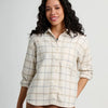 W- Seawool Flannel Shirt - Birch Plaid