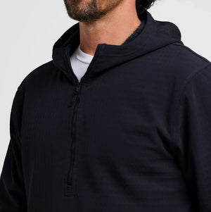 M- Gridback Fleece Anorak Hoodie