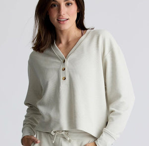 W- Waffle Long Sleeve Henley