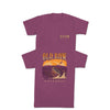 Outdoors Bass Jump Pocket Tee - Berry