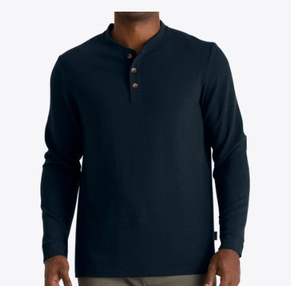 M- Waffle Long Sleeve Henley