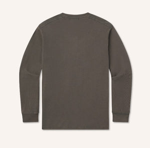 Seawash Vintage Waffle Henley Long Sleeve