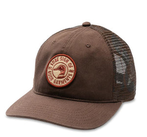 Trucker Hat with Camo Mesh