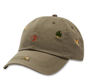 All Over Embroidery Twill Hat