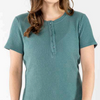 Serena Thermal Henley - Evergreen