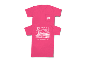 Chicks Tacos and Tequila Crunchberry Pocket Tee