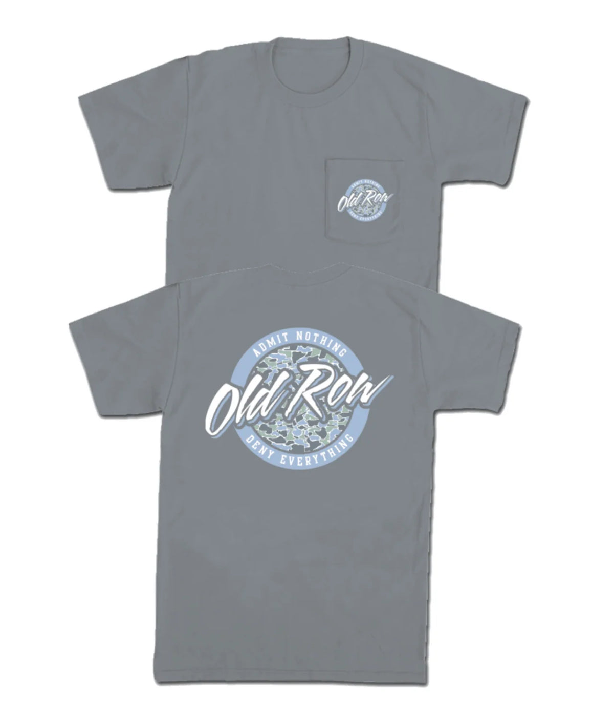 Camo Circle Logo Grey Pocket Tee