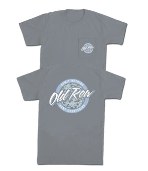 Camo Circle Logo Grey Pocket Tee