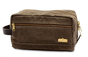Waxed Canvas Dopp Kit