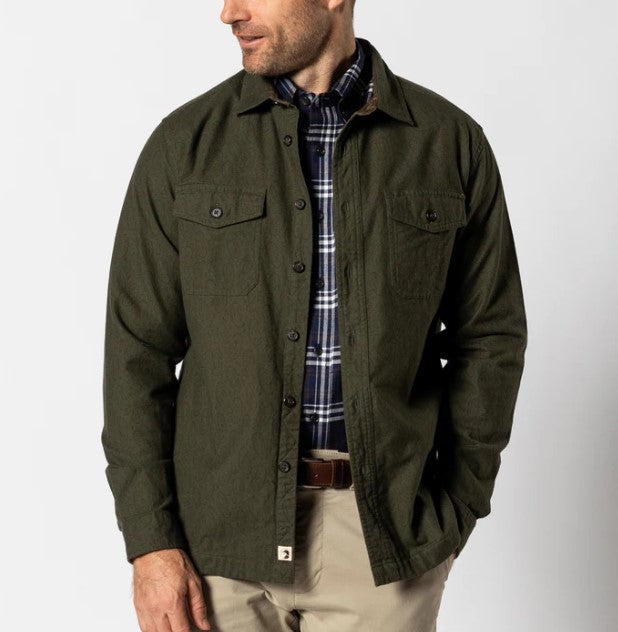 Slater Long Sleeve Moleskin Overshirt