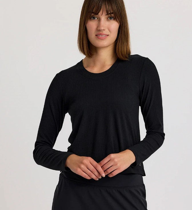 W- Ribbed Bamboo Long Sleeve