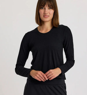 W- Ribbed Bamboo Long Sleeve