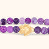 Journey Turtle Bracelet - Coral Reef Violet