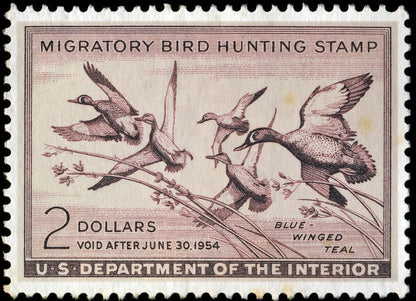 Metal Duck Stamp Sign Medium