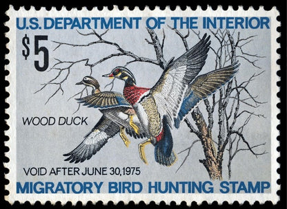 Metal Duck Stamp Sign Small