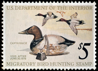 Metal Duck Stamp Sign Small