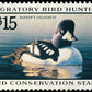 Metal Duck Stamp Sign Medium