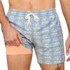 5.5" The Easygoers Lined Swim Trunk - Dusty Blue