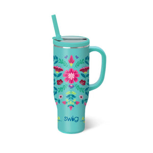 Flora Azul Mega Mug 30 Oz