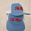 Script Ole Miss Puff Cap - BLUE/WHT