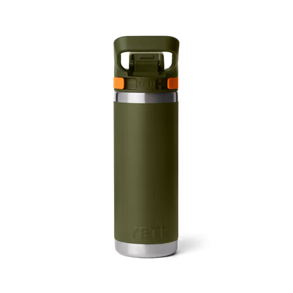 18 Oz Water Bottle w/Color Matched Flip Chug Cap