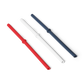 YETI Rambler silicone replacement straw pack in red, white, and navy blue, set of three