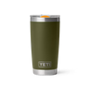 20 Oz Rambler Tumbler - Olive/King Crab Orange