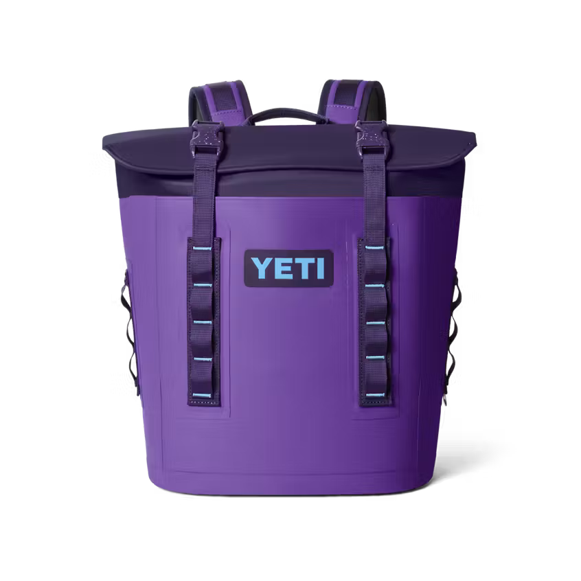 yeti cooler bag backpack Hopper M12 Soft Classic Navy The top folds over and clips with two buckles for easy and secure transport to your favorite outdoor spots Penn State Yeti Hopper M20