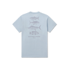 Seawash Tee-Crosswaters - Mist Blue