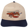 Smoking Crawfish Two Tone Hat - Tan