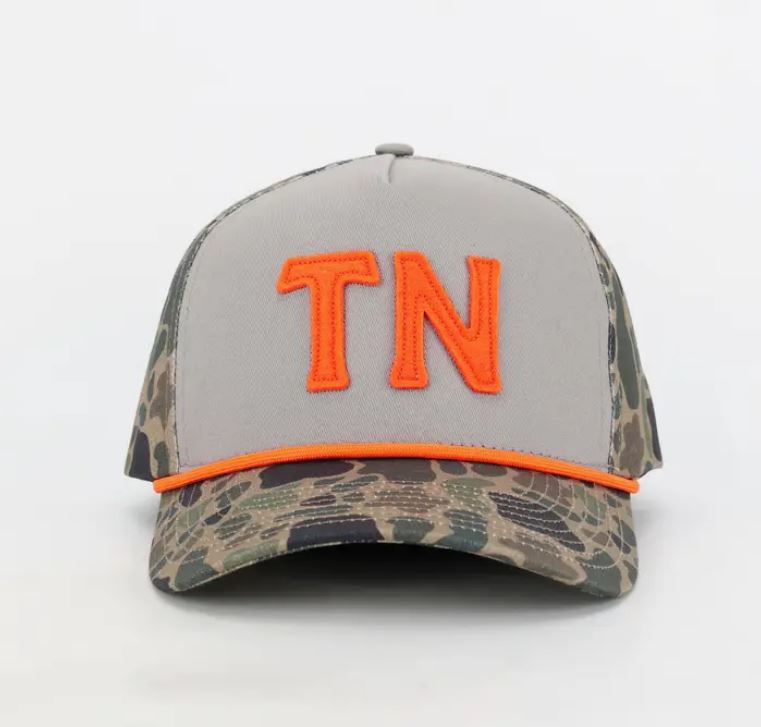 Tennessee Hat  - CAMO/GRY